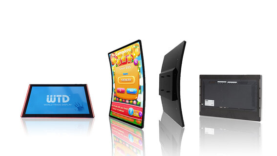 BUBBLE Touch Monitor Curved Version "C" Shape