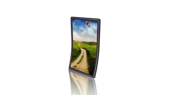 BUBBLE Touch Monitor Curved Version "J" Shape