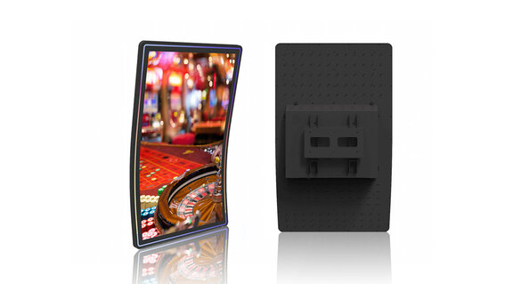 BUBBLE Touch Monitor Curved Version "J" Shape