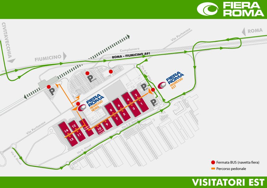 Padiglioni fiera Enada Roma