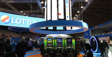 Slot machine stand Lottomatica
